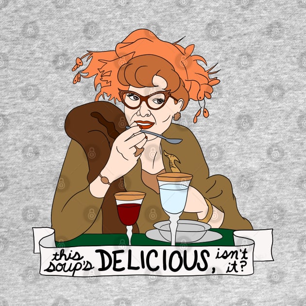 Mrs Peacock Loves The Soup by thecompassrose